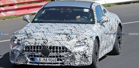 Прототип гибридного суперседана BMW M5 2024 года сфотографировали во время тестов